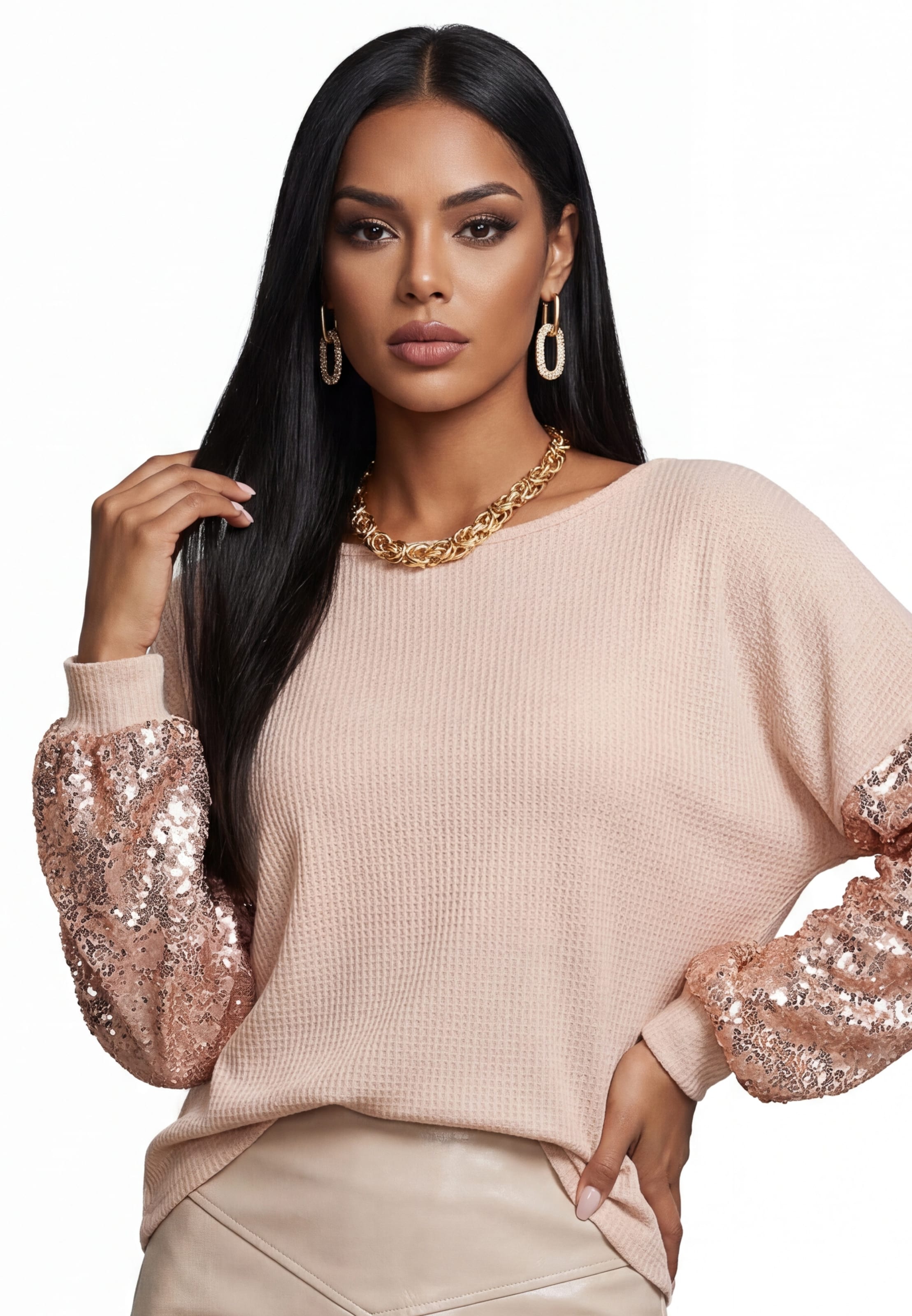 faina - Camiseta en beige