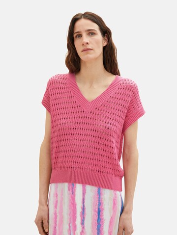 TOM TAILOR Pullover in Pink: predná strana