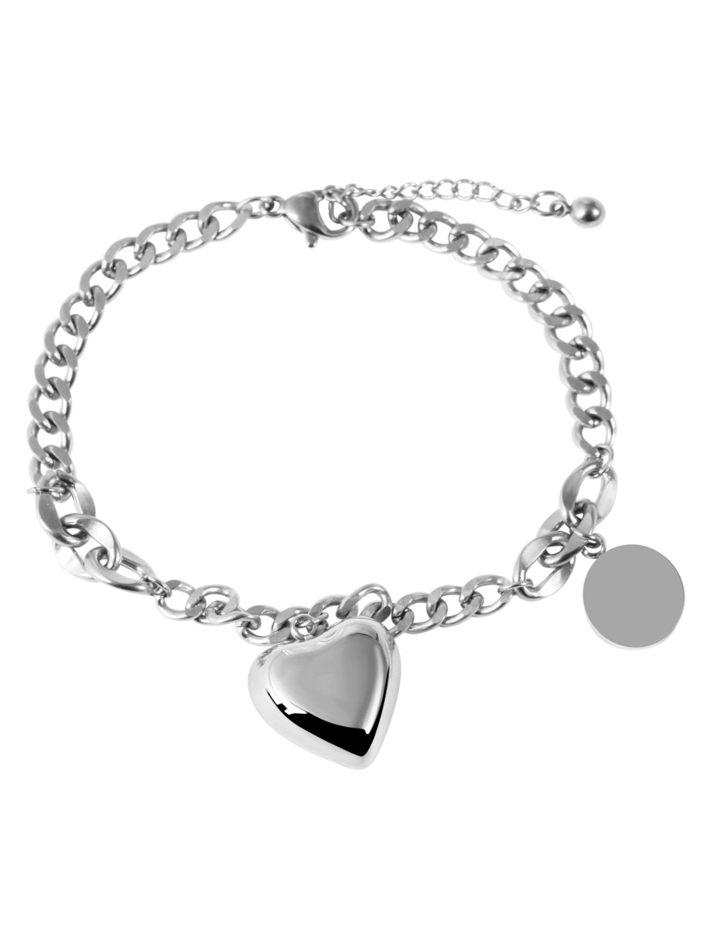 Akzent Armband 'Mady'‌‌‌‌‌‌ in Silber