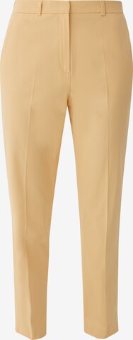 Regular Pantalon chino s.Oliver BLACK LABEL en jaune : devant