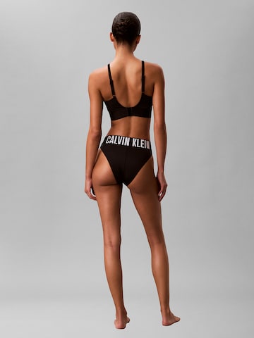 Calvin Klein Swimwear Bustier Bikinitop in Zwart
