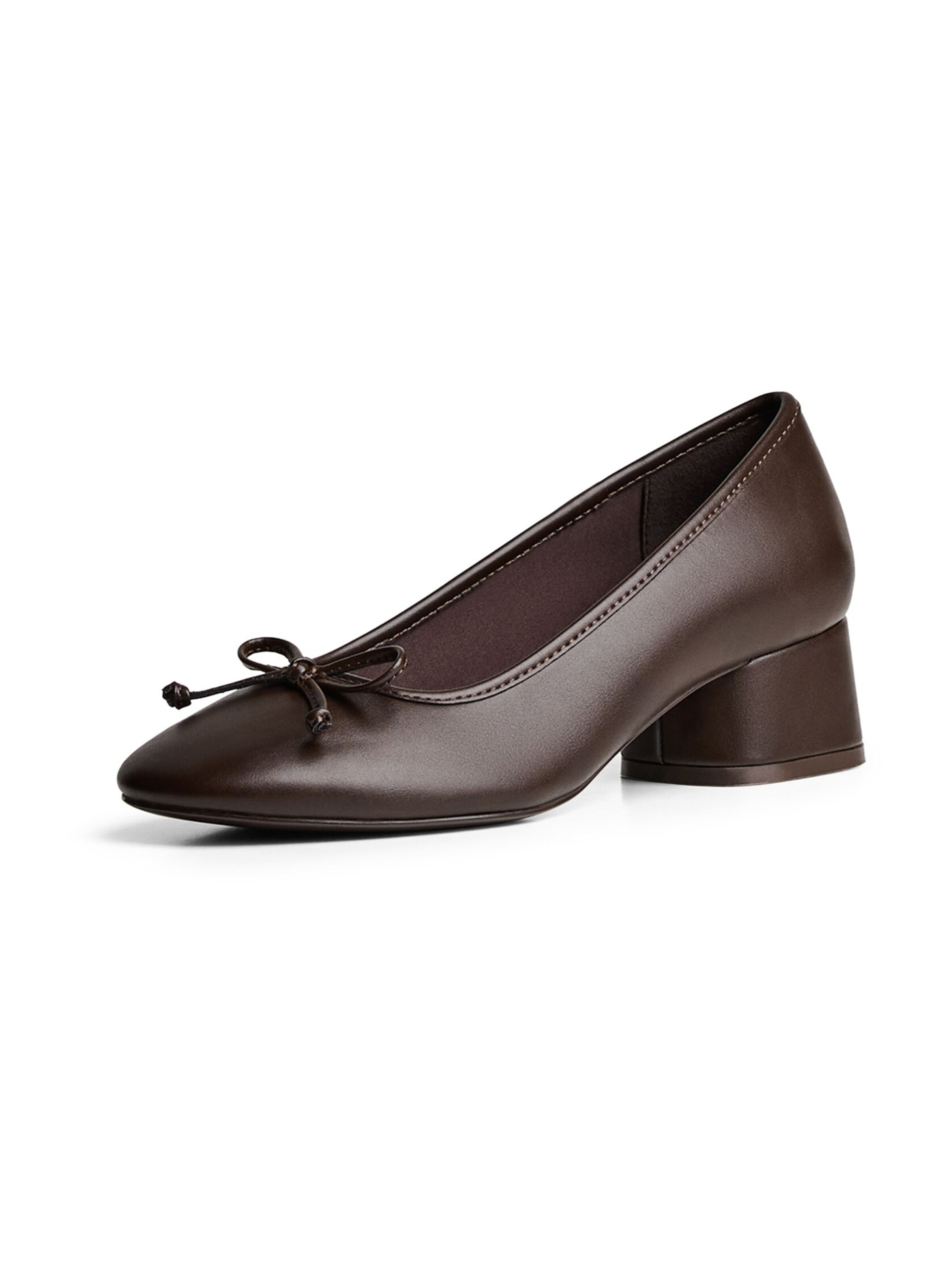 Décolleté 'TACON' di Bershka in marrone: frontale