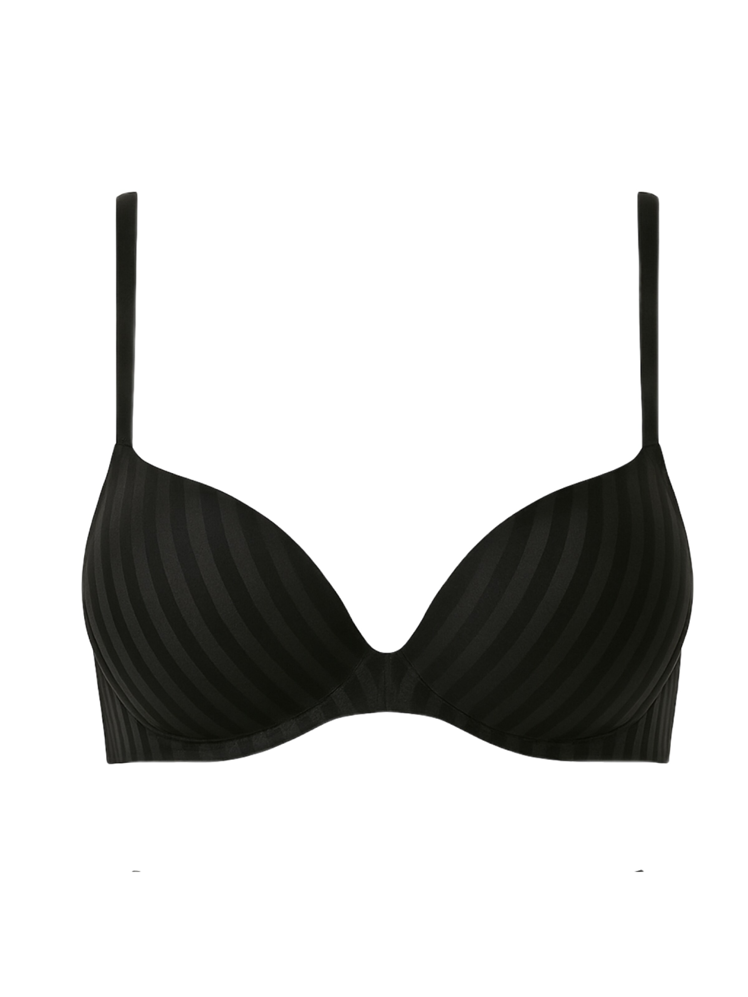 C&City Push-up BH in Schwarz: Vorderseite