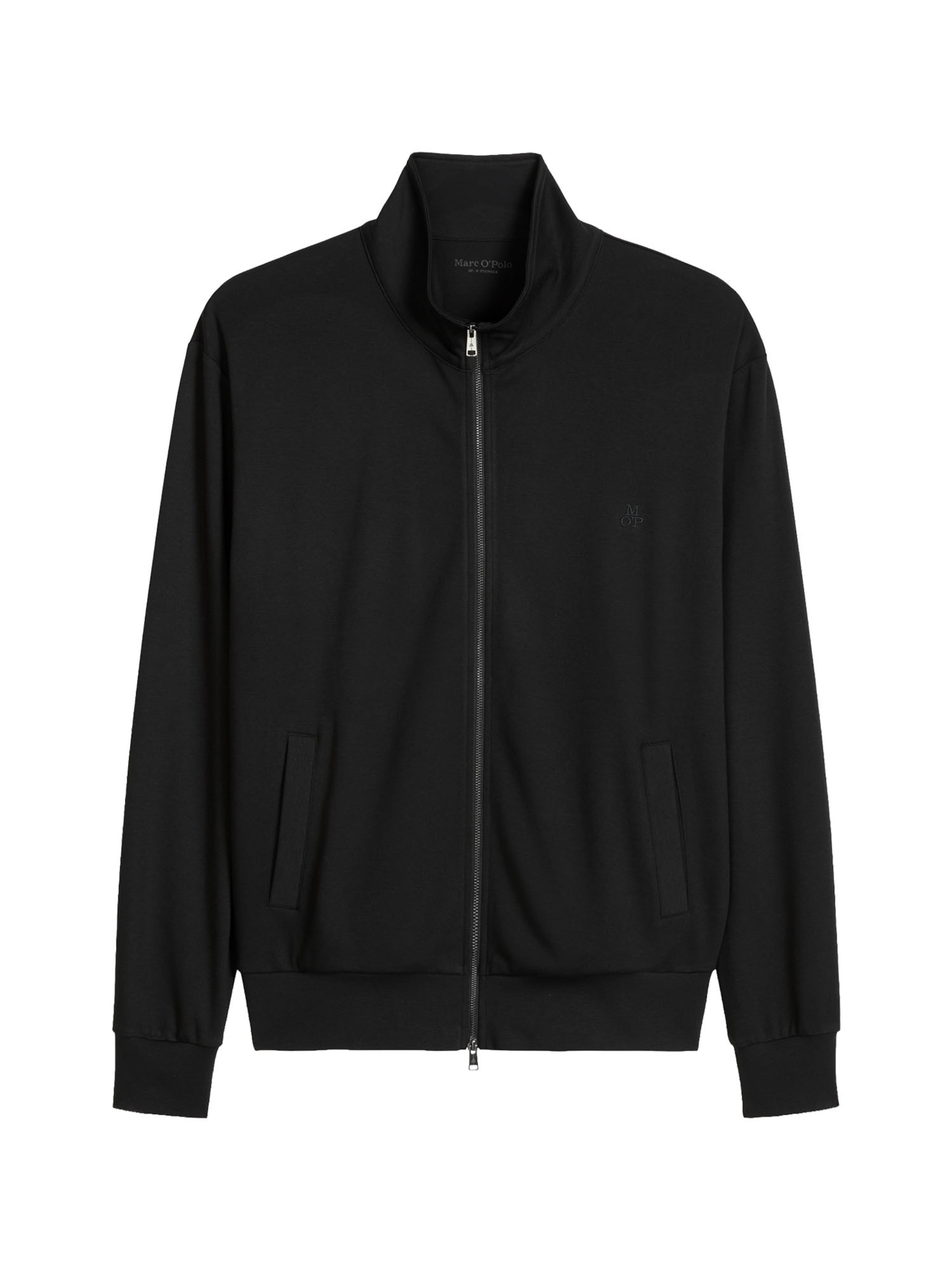 Marc O'Polo Sweatvest in Zwart: voorkant