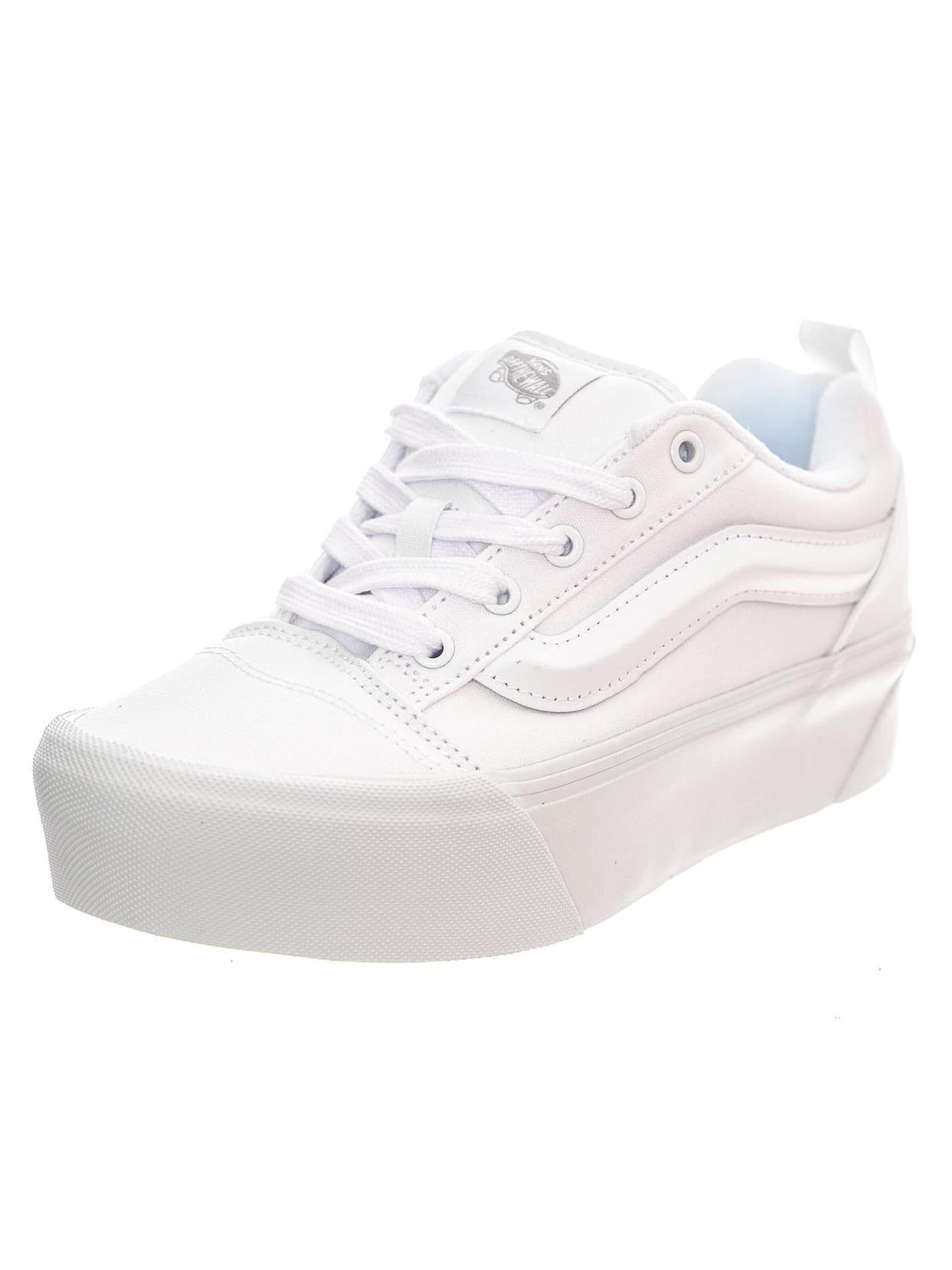 VANS Sporty snøresko i hvid: forside