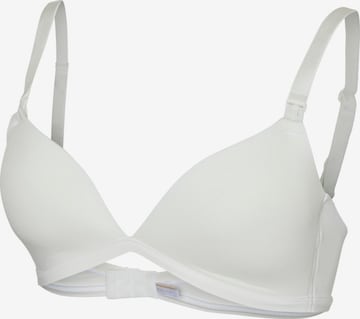 MAMALICIOUS - Sujetador de lactancia en blanco: frente