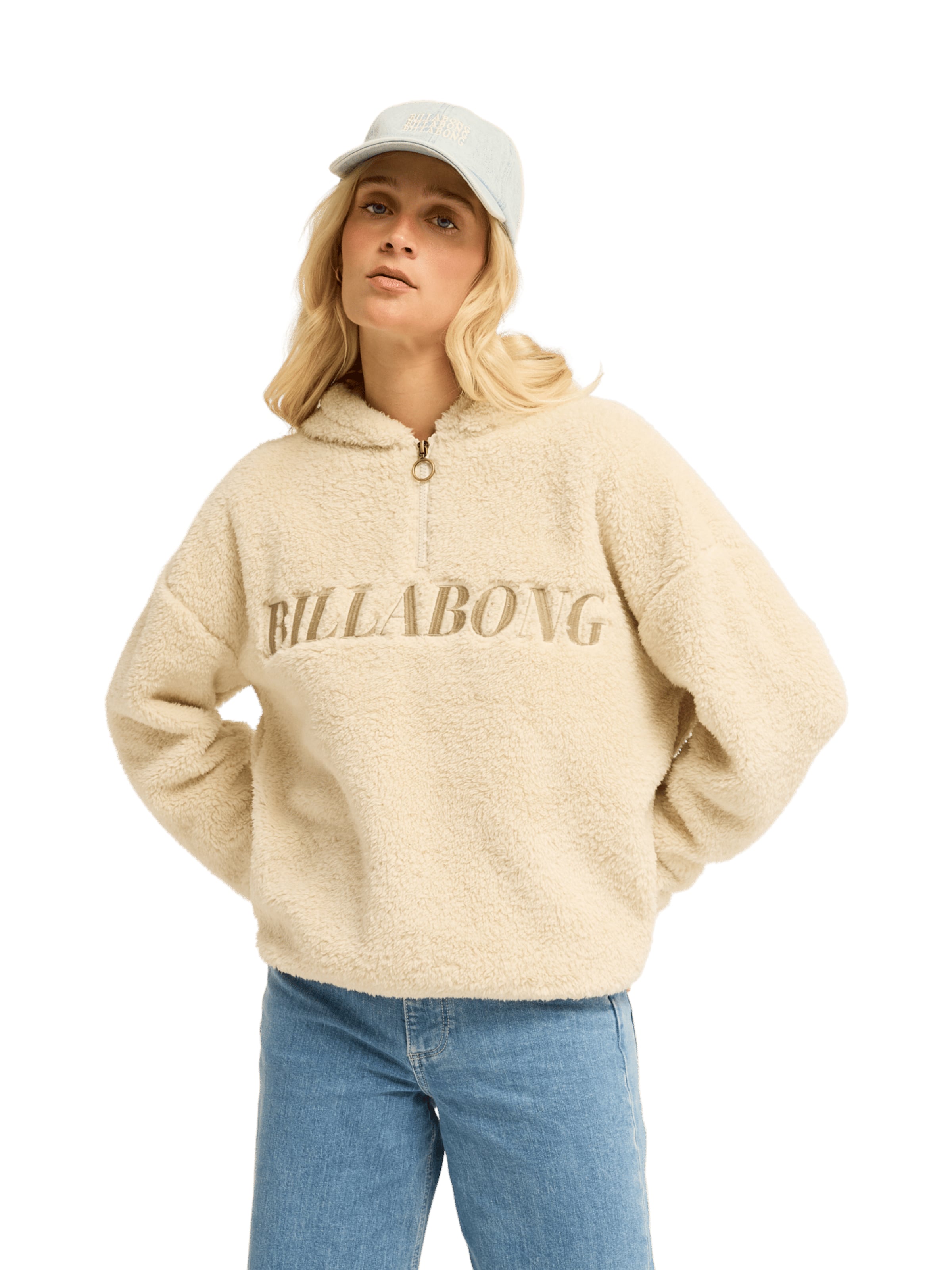 BILLABONG Sweatshirt in Weiß: Vorderseite
