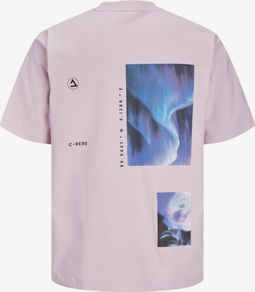 JACK & JONES Тениска 'Solarrize' в лилав