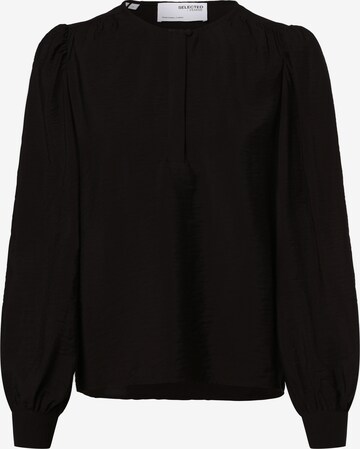 SELECTED FEMME Blouse in Zwart: voorkant