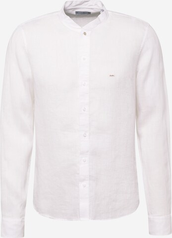 Michael Kors Slim fit Button Up Shirt in White: front