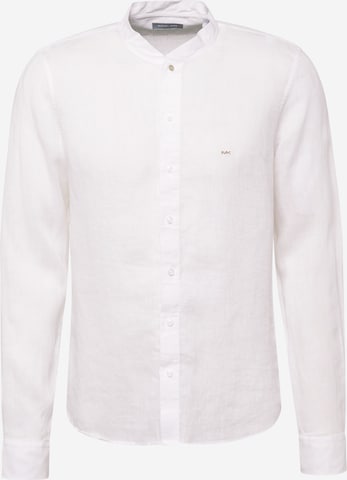 Coupe slim Chemise Michael Kors en blanc : devant