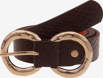 Leslii Belt in Brown: front