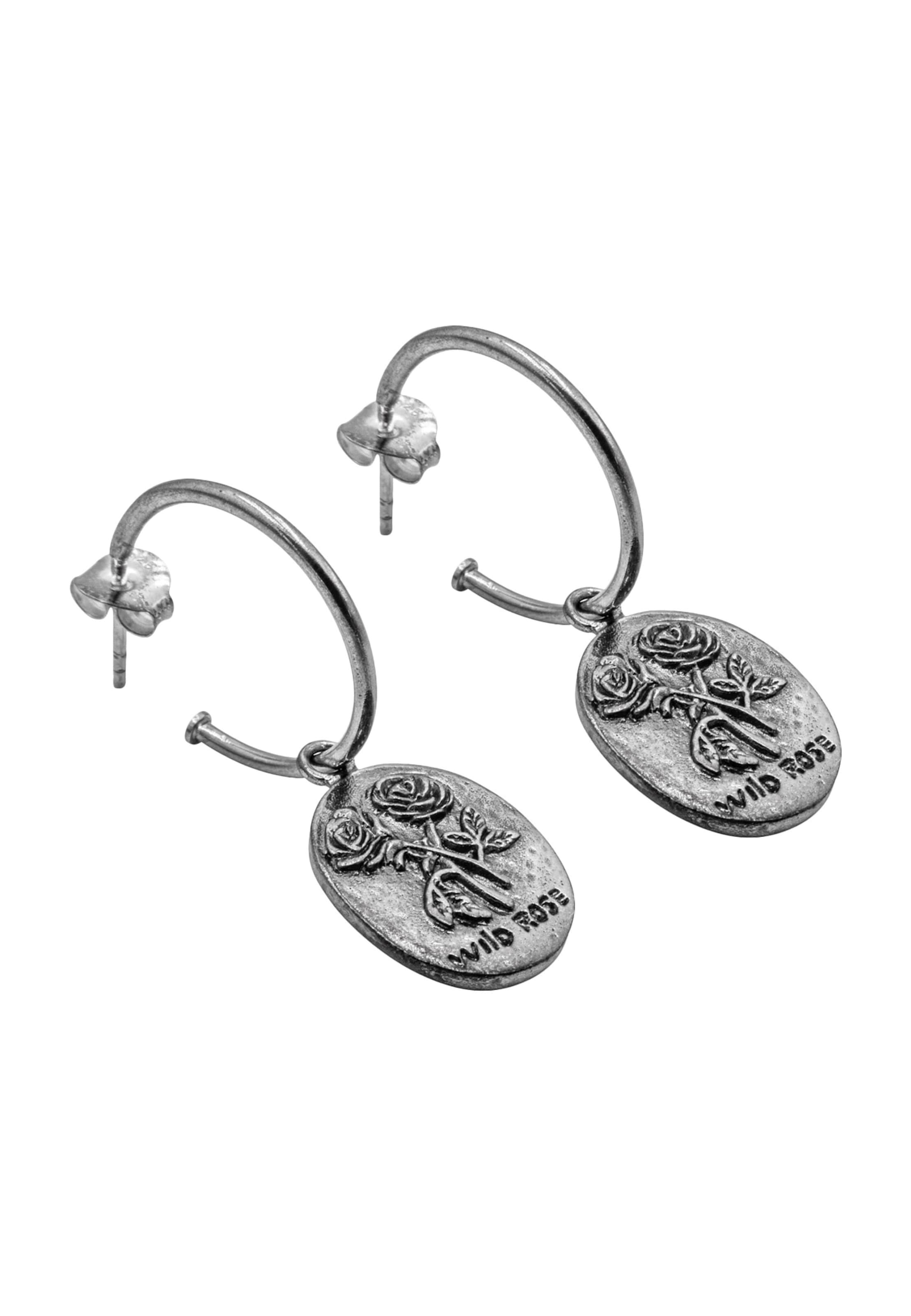 Haze&Glory Earrings 'Wild Rose' in Silver