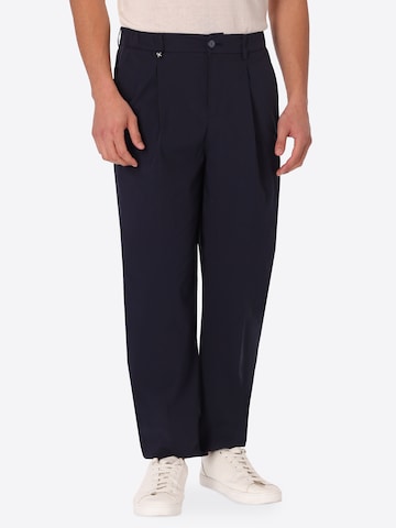 Loosefit Pantaloni con pieghe 'Ban Grano' di Distretto12 in blu: frontale