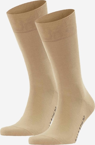 Chaussettes FALKE en beige : devant