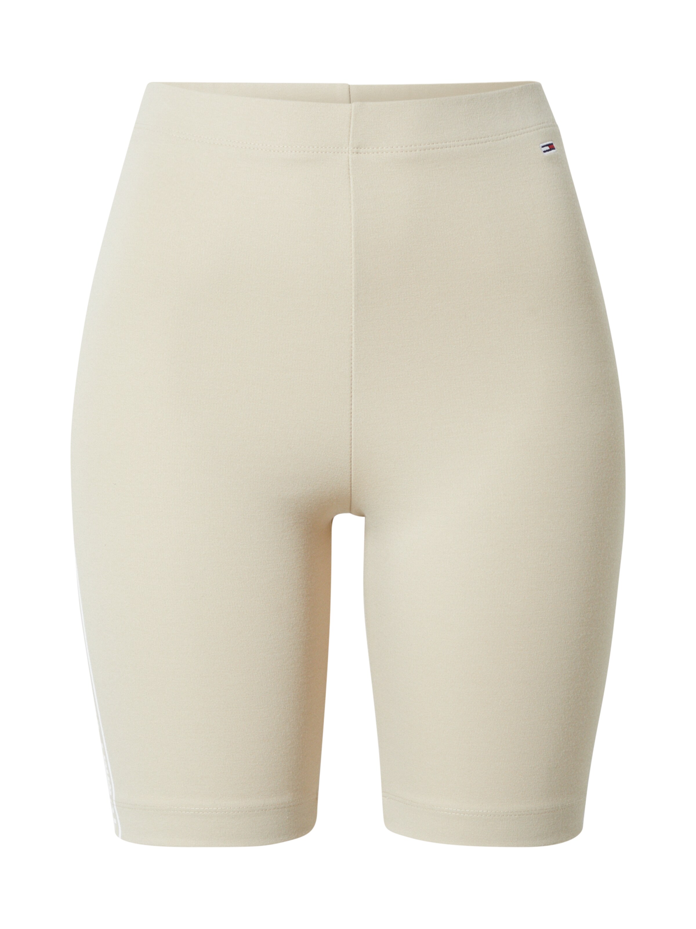 Tommy Jeans Skinny Shorts in Beige: Vorderseite