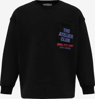 Dandalo Sweatshirt in Black: front