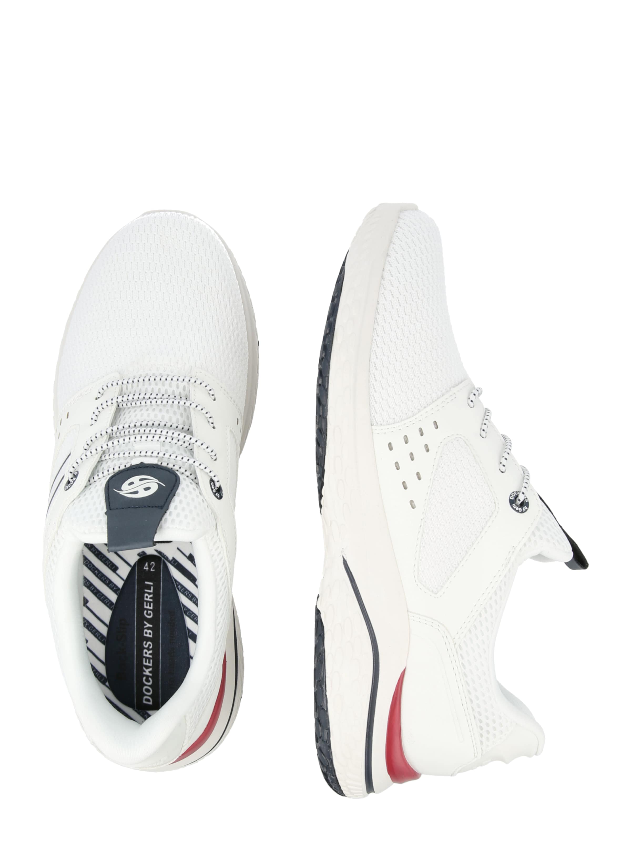 Sneaker low de la Dockers by Gerli pe alb