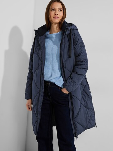 Manteau d’hiver CECIL en bleu : devant