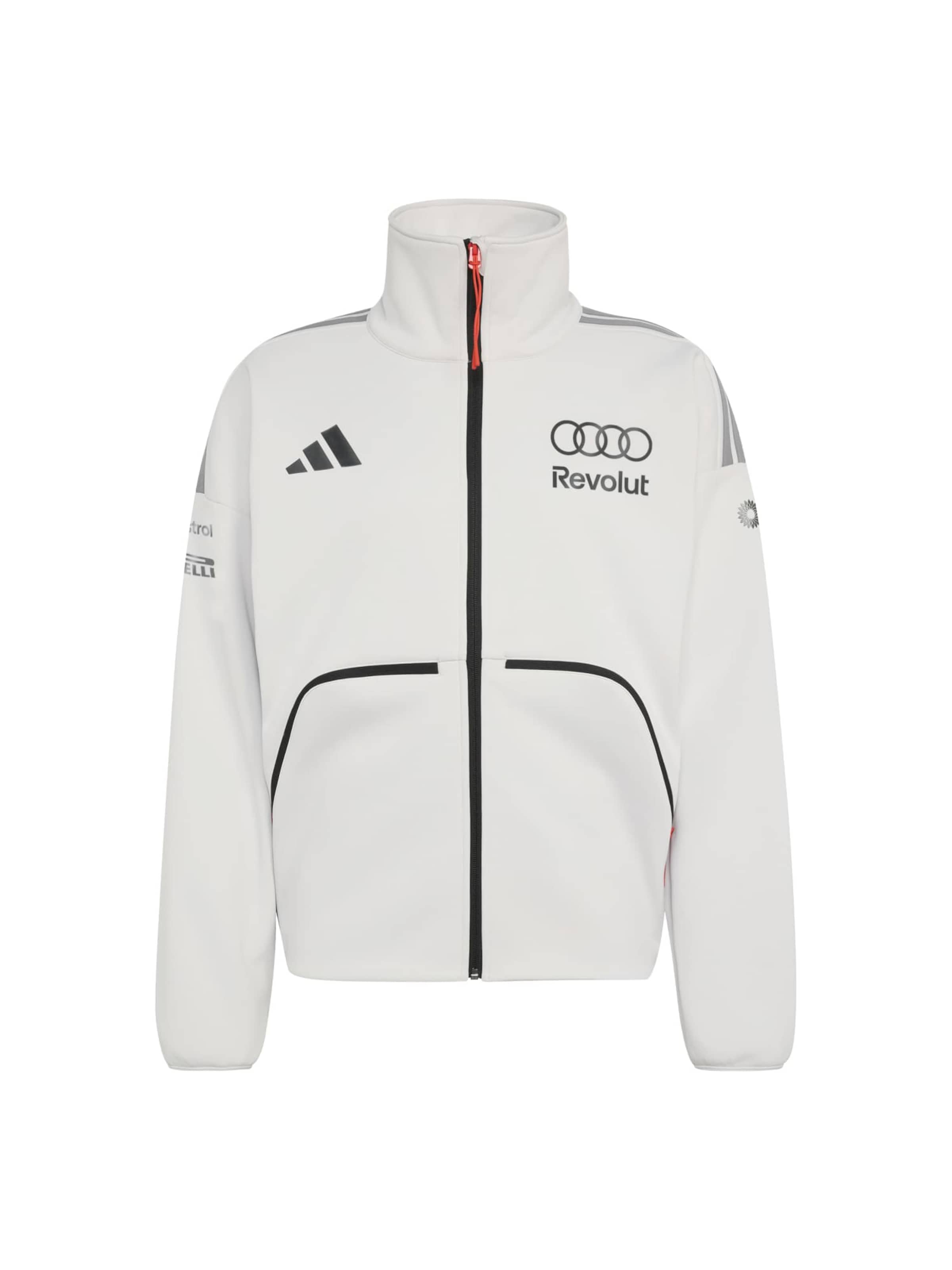 ADIDAS PERFORMANCE - Chaqueta de chándal 'Audi Formula One Team Engineers And Marketing' en blanco: frente