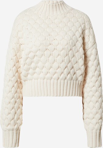 Pull-over Monki en blanc : devant