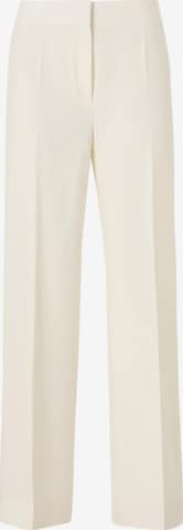 balta HUGO Plačios klešnės Kelnės su kantu 'Huzili': priekis