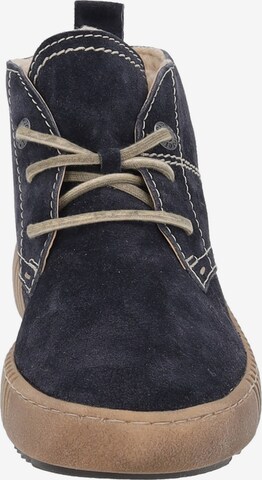 JOSEF SEIBEL Lace-Up Ankle Boots 'Maren' in Blue