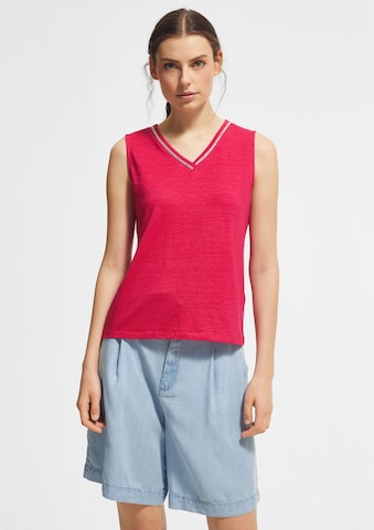 comma casual identity Top in Pink: front