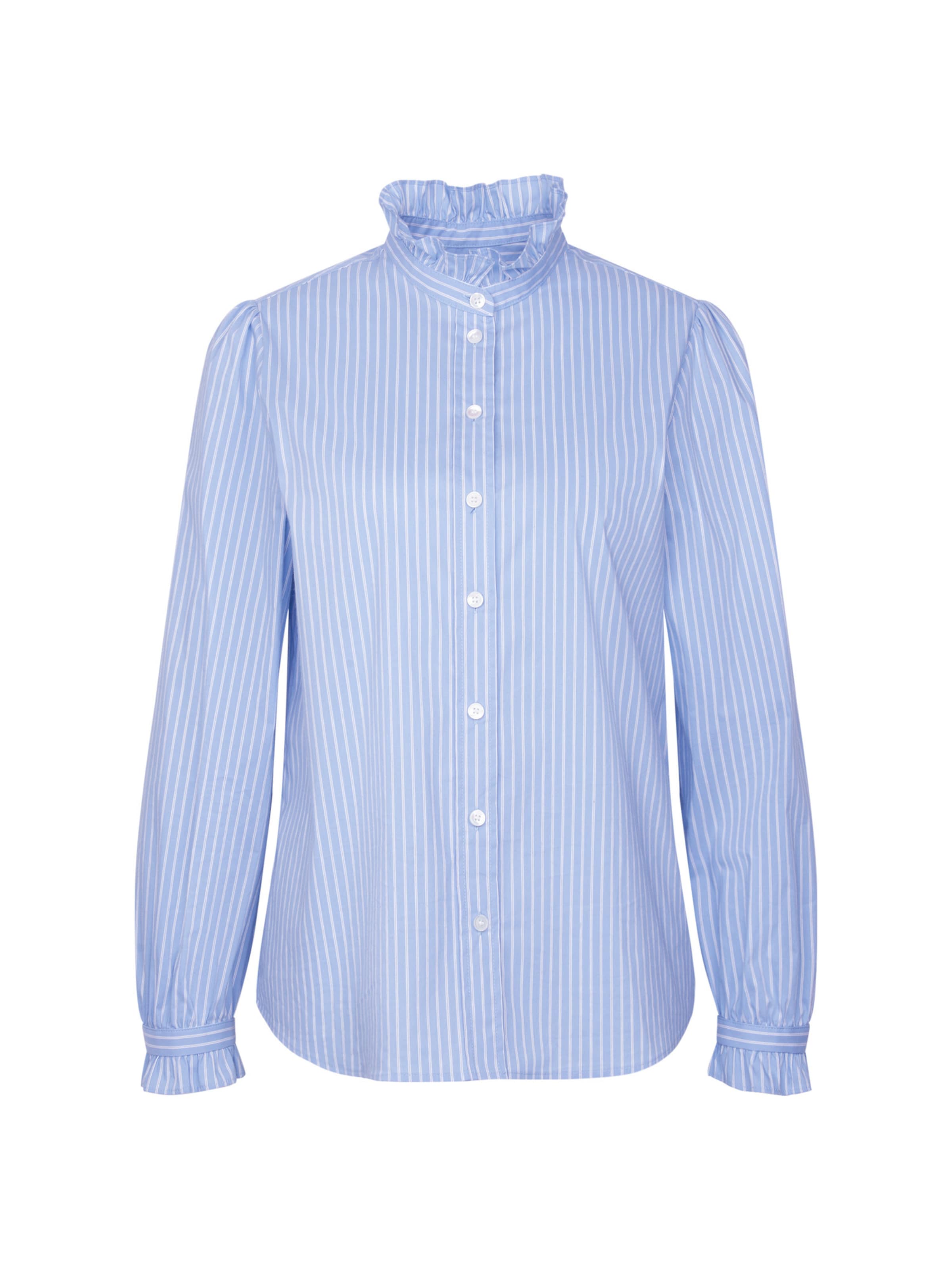 Chemisier 'New Basic' SEIDENSTICKER en bleu : devant