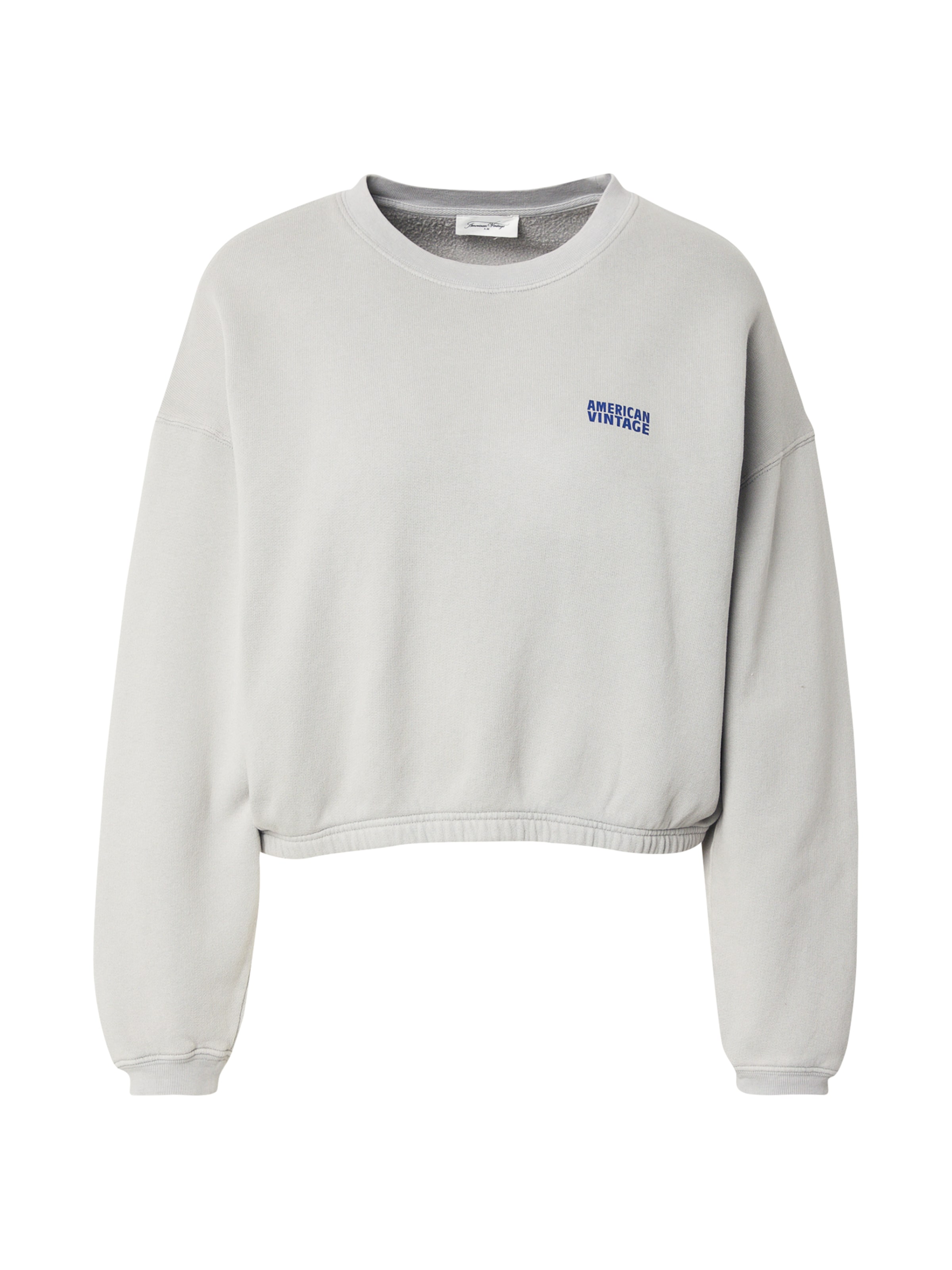 AMERICAN VINTAGE Sweatshirt 'Izubird' in blau / grau, Produktansicht