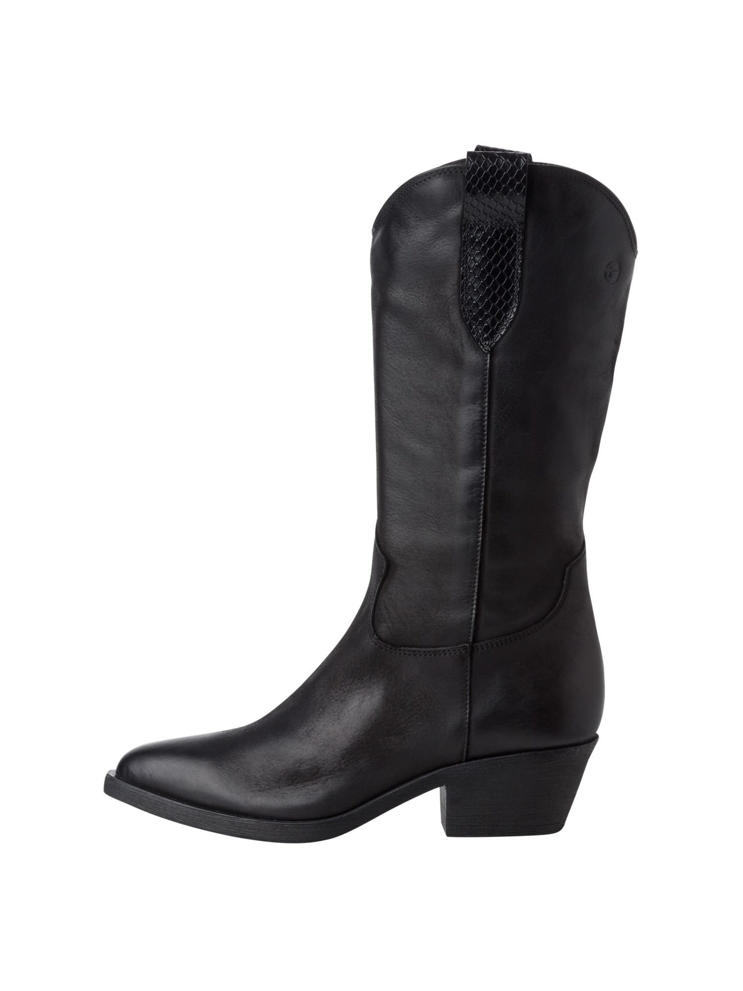 Tamaris Cowboylaarzen in Zwart