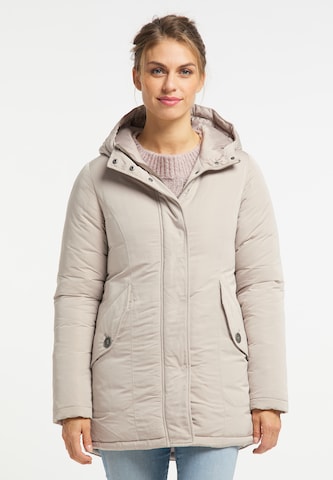 Usha Winterjas in Beige: voorkant