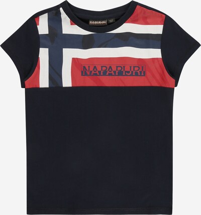 Tricou 'SERI' NAPAPIJRI pe bleumarin / roșu / alb, Vizualizare produs