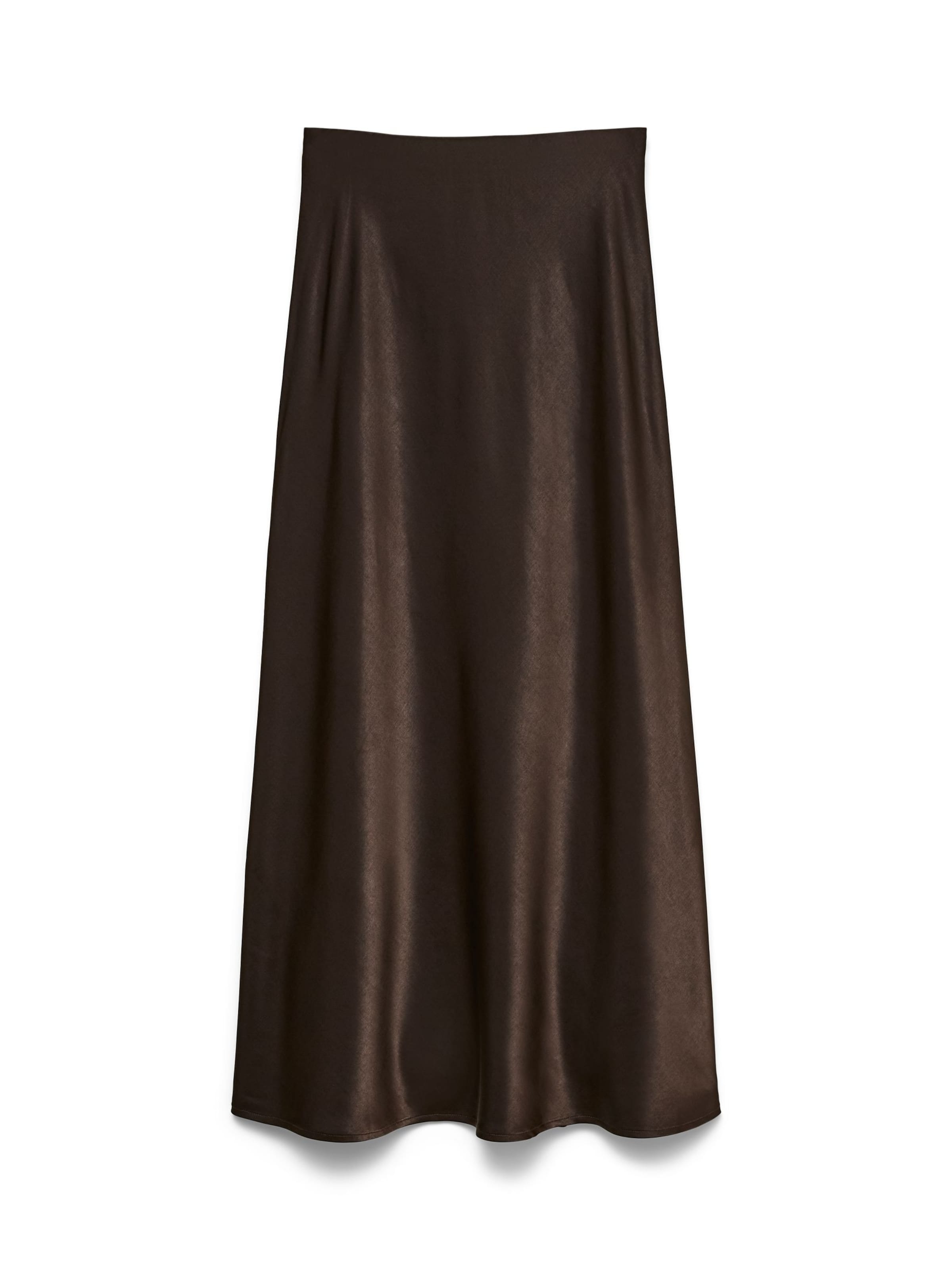 Gonna 'VMCharm' di VERO MODA in marrone: frontale