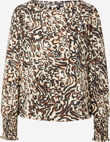 VERO MODA Blouse 'LYDIA' in Beige: front