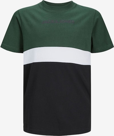 Jack & Jones Junior Shirts 'REID' i navy / mørkegrøn / hvid, Produktvisning