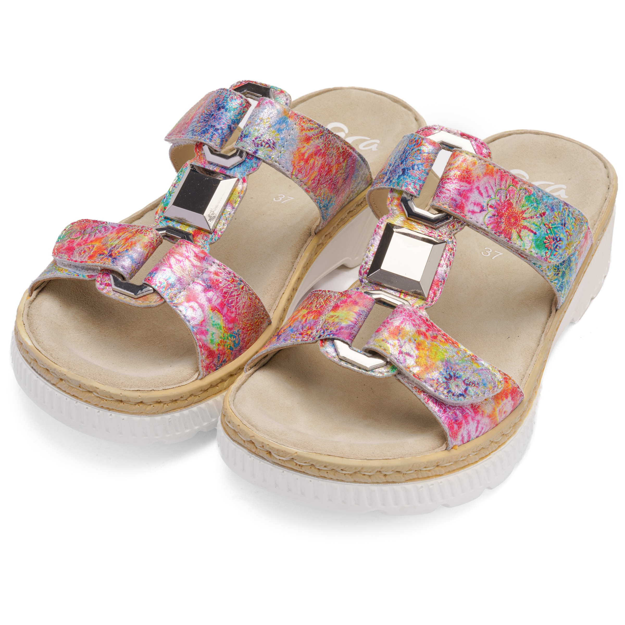 ARA Pantolette in Mischfarben