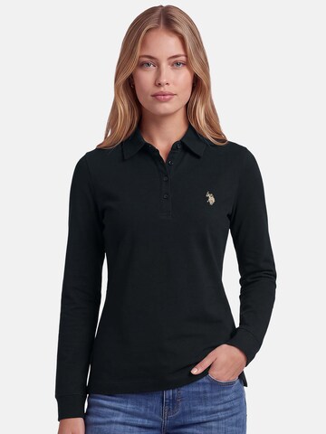 U.S. POLO ASSN. Shirt in Black: front