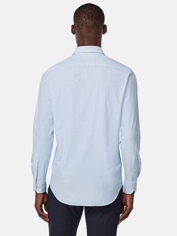 Boggi Milano Slim fit Button Up Shirt 'B Tech' in Blue