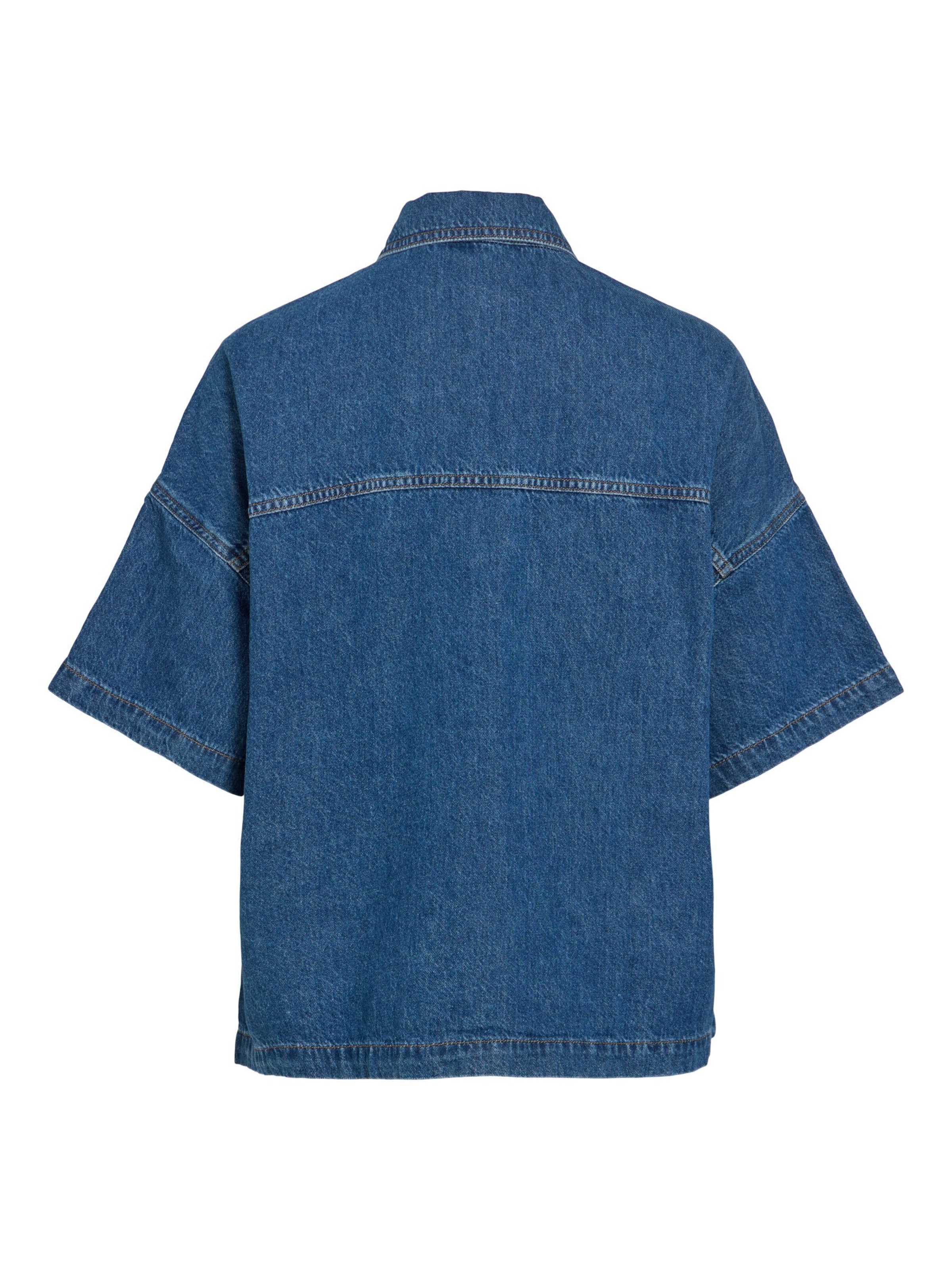 Camicia da donna 'VICREEK' di VILA in blu