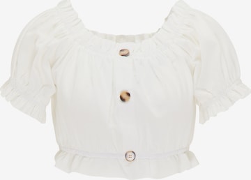 Camicia da donna di IZIA in bianco: frontale