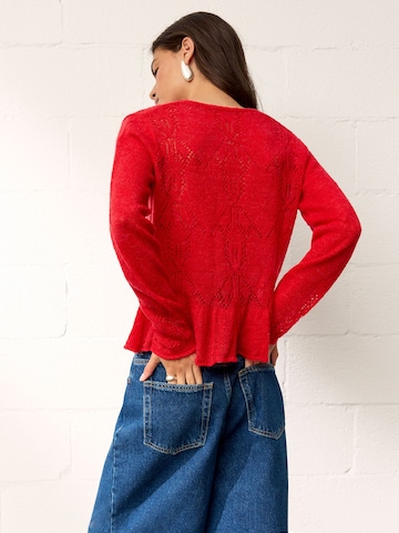 Cardigan Bhoem en rouge