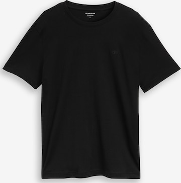 TOM TAILOR Shirt in Black: front