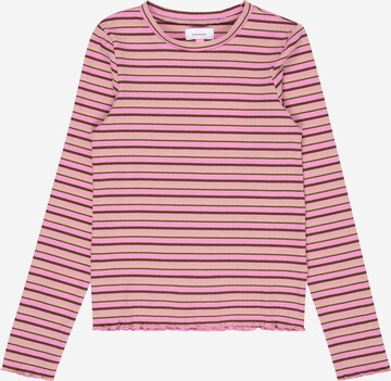 Vero Moda Girl Shirt 'LU TICA' in Roze: voorkant