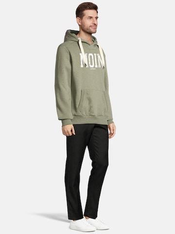 Sweat-shirt 'Heff - Moin' salzhaut en vert