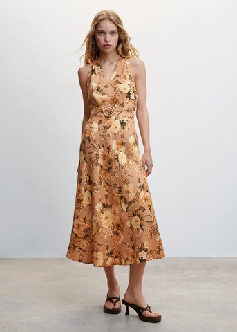 MANGO Dress 'Amalfi' in Brown