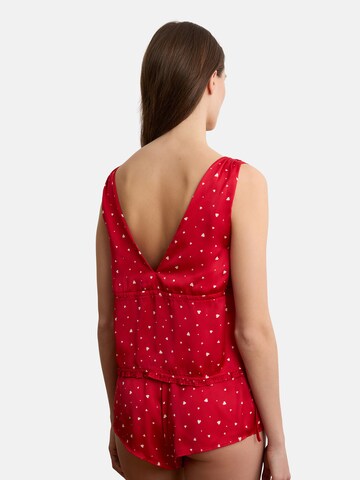 Camicia da notte 'BANDANA' di ETAM in rosso