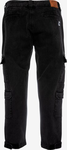Loosefit Pantaloni eleganți de la Karl Kani pe negru