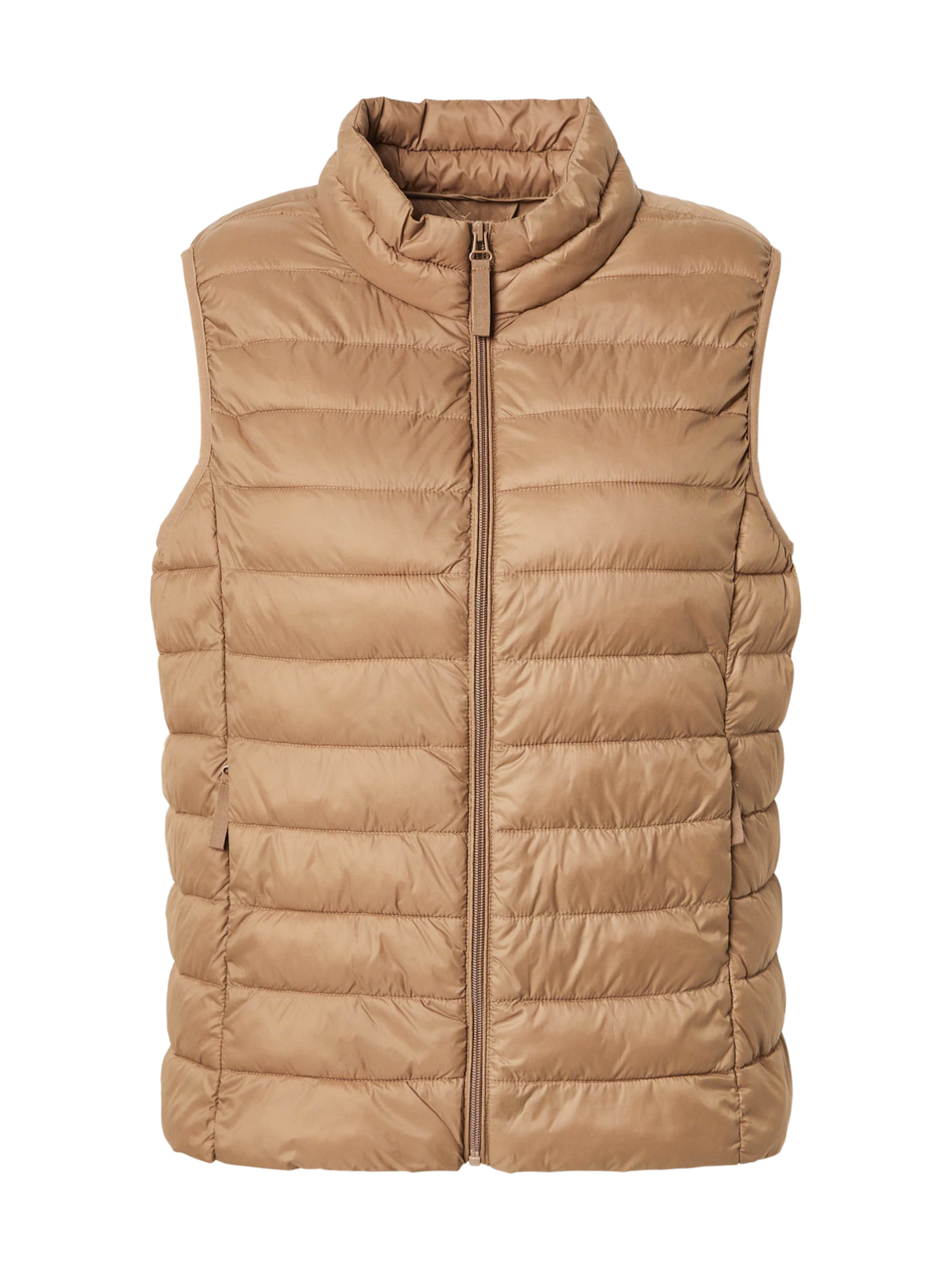 Gilet 'CARTAHIA' di ONLY Carmakoma in marrone: frontale
