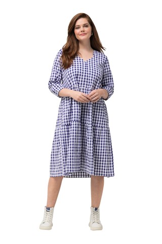 Robe Ulla Popken en bleu : devant